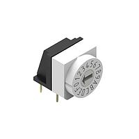 Wurth Elektronik 429427320917 ロータリースイッチ WS-ROTU ロータリースイッチ 16ポジション 右角 アイボリー