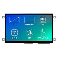 Riverdi SM-RVT70AQBFWC00 TFT LCD 디스플레이 7.0", EVE3, 프레임, CTP, 에어 본드