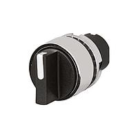 Bộ kích hoạt núm vặn, ø 22.3 mm, ø 30 mm, không phát sáng, Đen, ngắn, tròn, Bạc, Kim loại, Giữ nguyên - Giữ nguyên, IP65, IK03 EAO 46-2828.3CV0.001