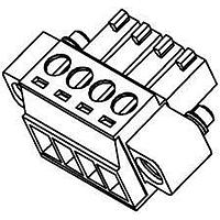 Molex 39514-5003 Plugs 3.81MM EURO PLUG RA PLUG RA ME GRN 3CKT