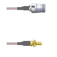 Amphenol Custom Cable Q-1V03O000R008i RF Cable Assemblies N-SJ/SMB-SJB G316D 8I