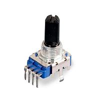 Bộ mã hóa quay 300 độ 100kOhm -10C +70C trục phẳng CTS Electronic Components 11VR1Y25F2N103B1
