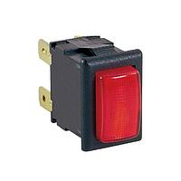 Bulgin H8353ABNAAB Anti-Vandal Switches H8353AB T.BLACK 1 RED 230V BIOCOTE