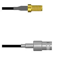 Amphenol Custom Cable Q-710030003018i RF Cable Assemblies SMA-SJ/BNC-SJ G174 18I