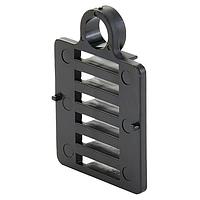 Essentra Components OFSH-T-12-19BLK Cable Mounting & Accessories Fiber Splice Holdr,Screw Mnt,Black