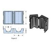 Fair-Rite 2644181281 Round Cable Snap-Its BB Freq 43&44 Mat 170Ohm @250MHz Round