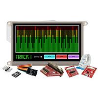 4D Systems SK-gen4-70D-PI gen4-uLCD-70D-PI用ディスプレイ開発ツールスターターキット（4DシリアルPiアダプター、4D-UPA、4GB工業用microSDカード、150mmFFCケーブル、オス-オスアダプター付き5方向メス-メスリボンケーブル）