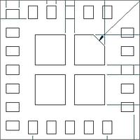 IC Công Tắc RF, Công Tắc SP4T, DC-57 GHz, 3mm, Hấp Thụ, Phát & Thu MACOM MASW-011154-TR0500