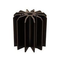 Advanced Thermal Solutions ATSEU-109-C2-R0 ヒートシンク STAR LED ヒートシンク、直径60mm、60mm、ブラック