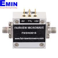 FairviewMicrowave FMSW2015, SMA SPST PIN Diode Switch (50 Ohm, 2GHz - 26.5 GHz, +30 dBm, SMA Female)