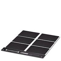 PHOENIX CONTACT 0831629 ປ້າຍຊື່ LS-EMSP-AL(75,6X54) BK