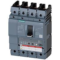 SIEMENS 3VA61157HN410AA0 System Protection BRKR 3VA61 4P 150A 100KA ETU3-LSI