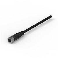 Cáp Cảm Biến / Cáp Bộ Chuyển Động WRCIRC M12 Vít Mã Hóa A Bộ Cáp với cáp PVC dài 2 m Thẳng với Đai Ốc Kim Loại Đầu Nối Nữ, phân cực 5 Wurth Elektronik 643622120305