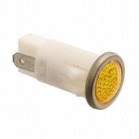 VCC 1030QD3 ຕົວຊີ້ວັດຕົວຢ່າງຕູ້ຕິດຕັ້ງແຜ່ນ Neon ສີແດງ AMBER DIFFUSED ລະດັບ 1/2" ຮູບຮ່າງລົງຕິດ