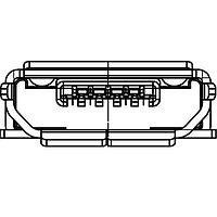 Đầu nối Micro USB Loại B MICRO USB, LOẠI B, GÓC PHẢI Adam Tech MCR-B-S-RA-TSMT-NP-CS2-T/R