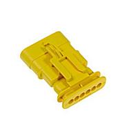 Molex 34899-6081 Crimp Housing MXP120 1.2mm Sld Bld M 6Ckt 7CS YEL KEYB
