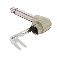 Amphenol Audio ACPM-TN ປະກອບໂທລະສັບ 1/4" MONO PHONE PLUG ມຸມຂວາ, ນິກເກວ