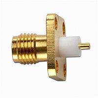 Pomona Electronics 72962 Connectors SMA JACK PANEL RECEPTACLE (4 HOLE)