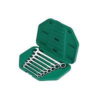 SATA 09025 6PC. 더블 박스 래칭 렌치 세트 (메트릭)