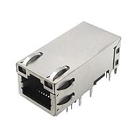 Jack Nam Châm MagJackRJ45,1X1,10G,4PPOE 600mA, TAB LÊN, GY/GY, HÀN RF & WAVE Bel Fuse G27-122T-015C