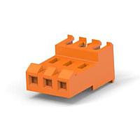 Bộ lắp ráp ổ cắm 03P MTA156 ASY 18AWG cam không chì AMP Connectors - TE Connectivity 3-641168-3