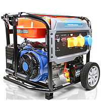 Hyundai P10000LE 石油开放式现场发电机 (9.8kVA, 7.9/7900kW/w)