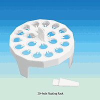 DaiHan DH.Rac3013 マイクロチューブラック、PP製、1.5㎖および2㎖チューブ用、Φ98×h60mm、20穴