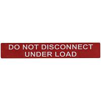 HellermannTyton 596-00244 솔라 라벨 DO NOT DIS UNDER LOAD 50/RL