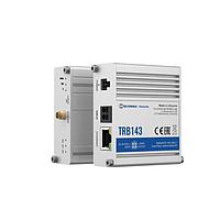 Teltonika TRB143000000 게이트웨이 4G/LTE (Cat 4), M-Bus 인터페이스, 1 x 기가비트 이더넷 포트, 1 SIM, 유럽형 전원 공급 장치 포함