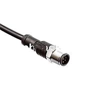 Amphenol LTW SM12A-08BMMM-SL8D04 Sensor Cables / Actuator Cables M12 Circular Metric Connector, A Code, Stainless, 2A, 08 pins, Male Connector, Male Contact, Straight, Screw Thread, Overmolded, Length 4000mm, IP68 / IP69K