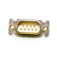 Đầu cắm DSUB 9 chân đực PCB góc phải E GF KẼM Cinch DEE9PV