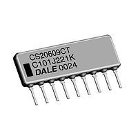Vishay Dale 20610TC101J101ME Capacitor Arrays & Networks 10pin 100ohms 5% 100pF 20%