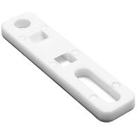 HellermannTyton CTAP210C2 Cable Tie Mounts Cable Tie Anchor Mount, 0.20 x.70" Hole Dia, 0.20" Max Tie Width, PA66, White, 100/pkg