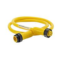 Cáp Cảm Biến / Cáp Bộ Chuyển Động MINI 7/8 4POS CORDST M-F 16AWG 0.5M Amphenol SINE Systems MN47A4AC01M050