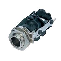 REAN RJ3VM-S Phone Connectors 1/4" Vert TRS Jack Solder Lug