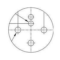 Mạch tích hợp Perm-O-Pad hình tròn TO-5 gắn tự nhiên BIVAR 506-038