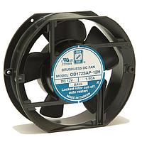 Orion Fans OD172SAP-24HB-02 軸流DCファン、172x150x51mm、24VDC、235CFM、ボールベアリング、リード線、アラーム出力