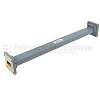 Fairview SMF62S-09  WR-62 Waveguide Section 9 Inch Length Straight Using UG-419/U Flange With a 12.4 GHz to 18 GHz Frequency Range in Commercial Grade