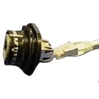 Amphenol Socapex RJF71B Circular RJ45 Jam Nut Recpt Female Black