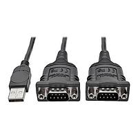 Cáp USB / Cáp IEEE 1394 2 CỔNG USB ĐẾN SERIAL RS232 Tripp Lite U209-006-2
