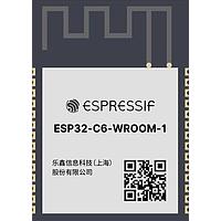 Espressif Systems ESP32-C6-WROOM-1-N4 WiFiモジュール ESP32-C6-WROOM-1 は、ESP32-C6ベースのモジュールで、2.4 GHz帯のWi-Fi 6、Bluetooth 5、Zigbee 3.0、およびThreadをサポートします。ESP32-WROOMシリーズモジュールとピン互換性があります。低消費電力で、多様な用途に最適な選択肢です。