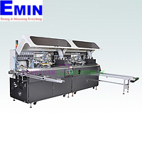 Máy in lụa cong 2 màu tự động Hoystar GW-2A-UV (3600PCS/h)