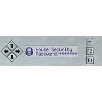 Matrix Orbital BLK202A-S-GW PC Bay Inserts, LCD Characters L.Blu Txt G/W B/G Key w/ Mnt Sl Brkt