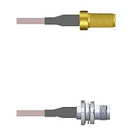 Amphenol Custom Cable Q-7104E0005008i RF Cable Assemblies SMA-SJ/TNC-SJB G316 8I