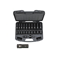 Bộ đầu tuýp, đầu socket KAWASAKI KPT-IS422 (21PCS, 1/3")