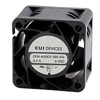 Quạt DC quạt trục DC, vuông 40 mm, 20 mm, 24 Vdc, omniCOOL, 9500 RPM, 11.88 CFM, TS Same Sky (formerly CUI Devices) CFM-4020CF-295-342-20