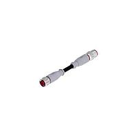 Amphenol CONEC 43-10906 Sensor Cables / Actuator Cables CNCT CBL M12X1HT FML AXL MALE CNCTR AXL