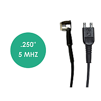 Dakota T-162-2110 Dual Element Thickness Transducers (5MHz, 1/4", Low Profile 1” wand - 0.6" Radius)