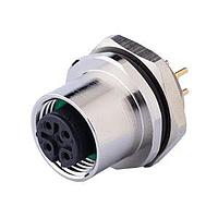 Đầu nối Panel gắn thẳng M12 cái, loại PCB, cố định phía sau PG9?ACode 8 chân, vít hợp kim đồng Same Sky (formerly CUI Devices) CDM1208-08A-FP-R9-67