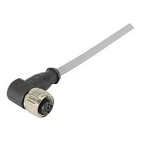 HARTING 21348700585010 Sensor Cables / Actuator Cables M12-A 5PIN FML RA SINGLE END 1.0M PVC